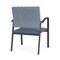 Lesro Newport Wide Guest Chair Metal Frame, Charcoal, RS Rain Song Back, MD Titan Seat NP1201 - alternate 3